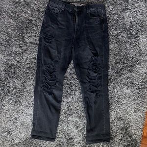 Black Mom Jeans